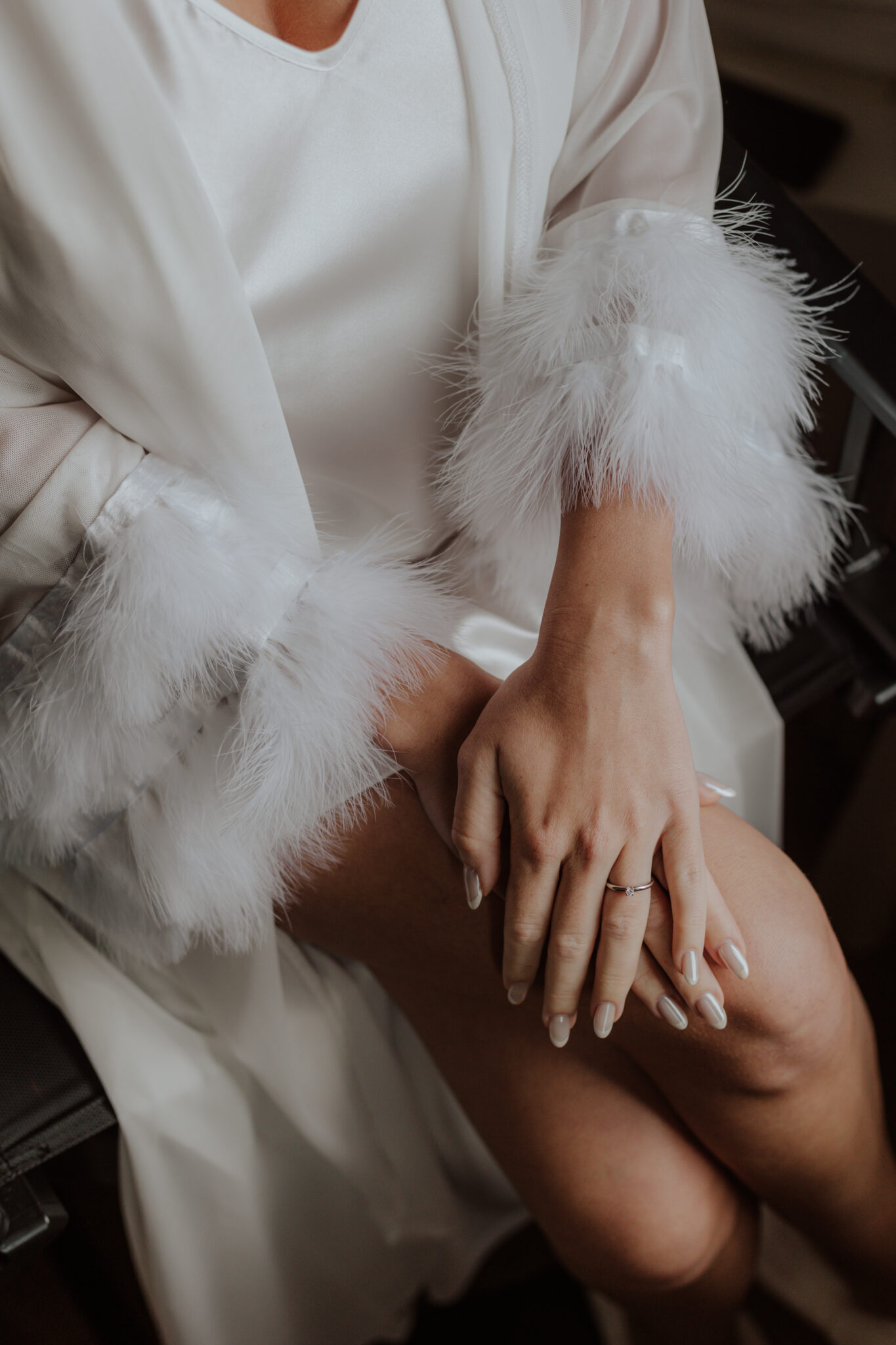 Bride getting ready on a Greek island – elegant wedding photography by Lazarou G